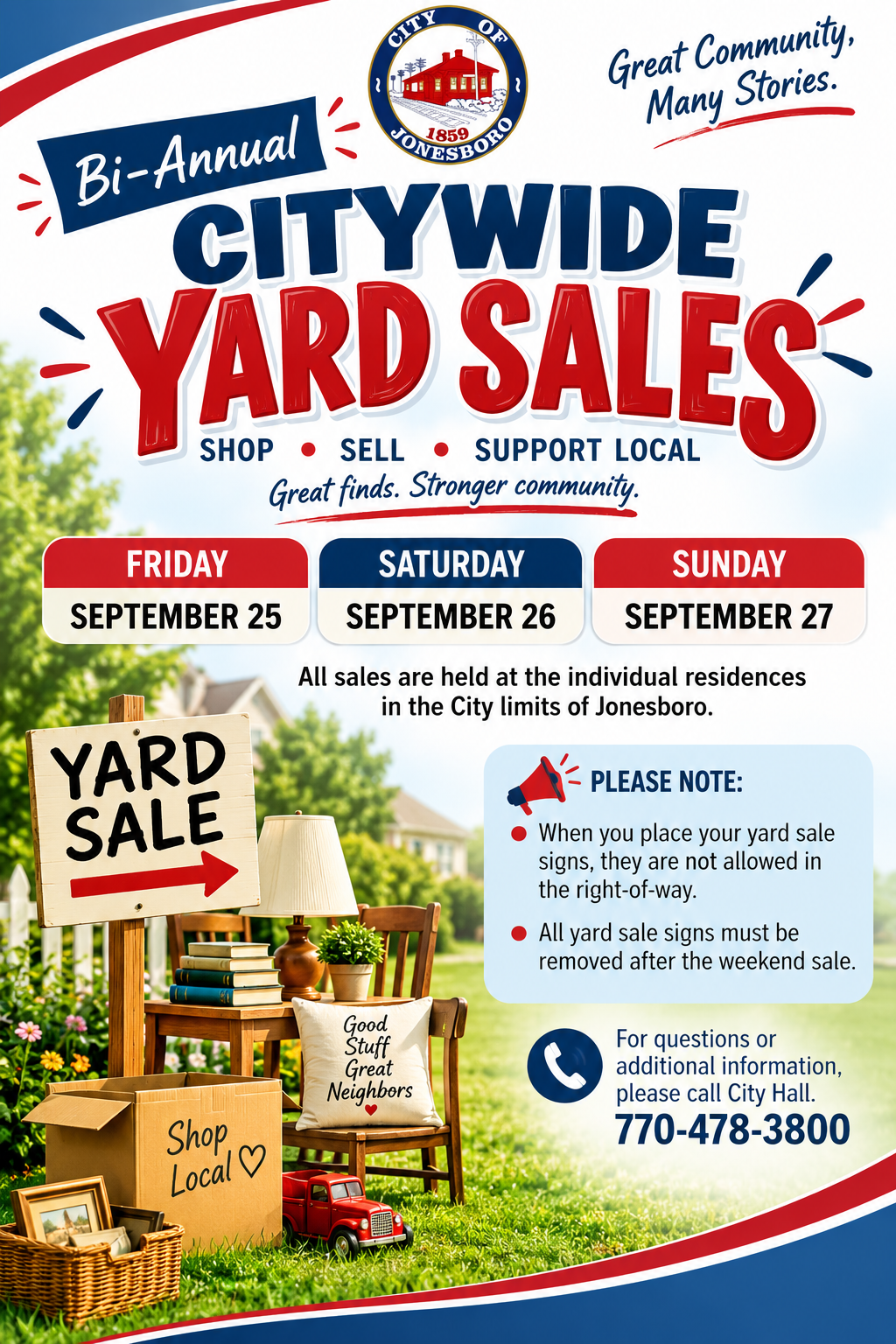Bi-Annual Citywide Yard Sales